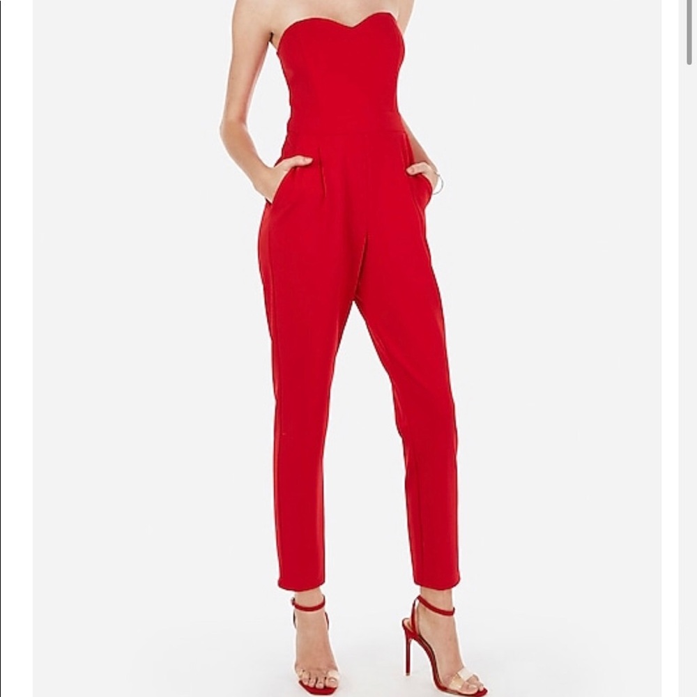 Strapless jumpsuit